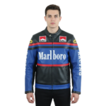 Marlboro F1 Racing Leather Streetwear Jacket