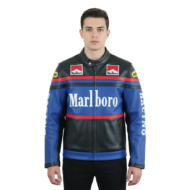 Marlboro F1 Racing Leather Streetwear Jacket