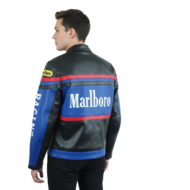 Marlboro F1 Racing Leather Streetwear Jacket - Image 2