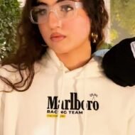 Marlboro Racing Team White Pullover Hoodie - Image 3